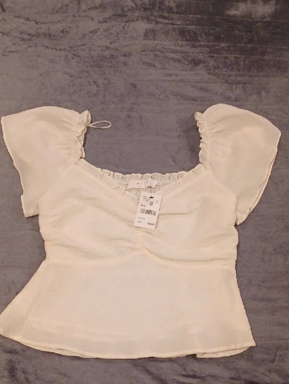 Astr The Label Cream Blouse